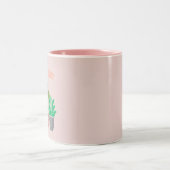 Plant mama tweekleurige koffiemok (Center)