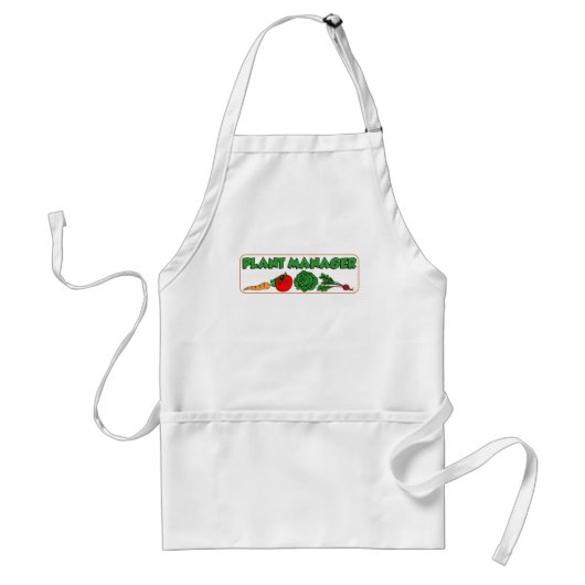 Plant Manager Gardening Standaard Schort (Voorkant)