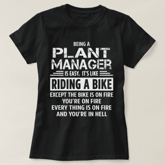 Plant Manager T-shirt (Design voorkant)