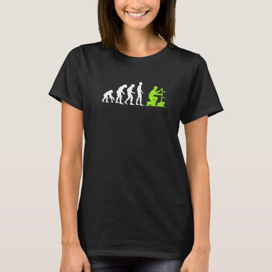 Plant Mechanic Evolution Plumber Craftsman T-shirt (Voorkant)