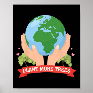 Plant Meer Bomen Earth Day Bespaar Natuur Conserva Poster