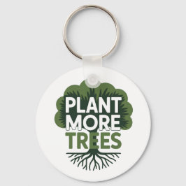 Plant Meer Bomen Eco Milieu Advocatie Sleutelhanger