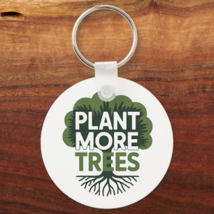 Plant Meer Bomen Eco Milieu Advocatie Sleutelhanger