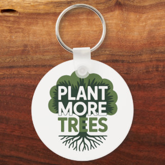 Plant Meer Bomen Eco Milieu Advocatie Sleutelhanger