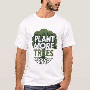 Plant Meer Bomen Eco Milieu Advocatie T-shirt