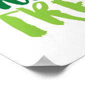 Plant Meer bomen Inspirerend Aarde Dag Citaat Poster (Hoek)