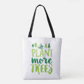 Plant Meer bomen Inspirerend Aarde Dag Citaat Tote Bag (Achterkant)