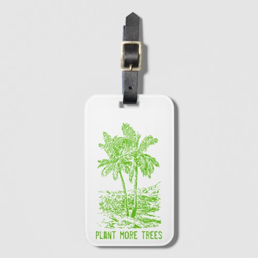 Plant Meer bomen milieu Bagagelabel (Voorkant (verticaal))