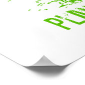 Plant Meer bomen Milieuvriendelijke muur Poster (Hoek)