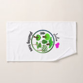 Plant meer bomen op aarde handdoek (Handdoek)