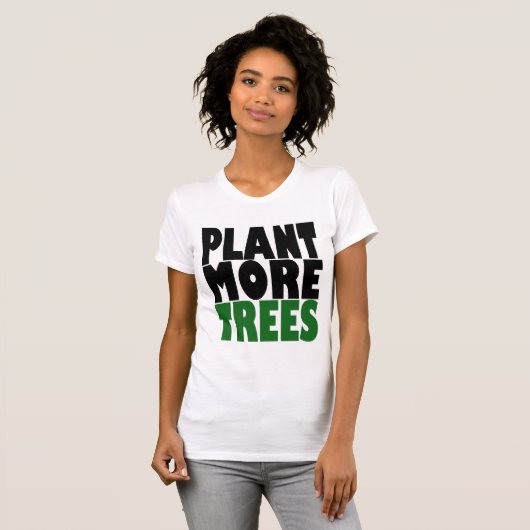 Plant Meer BOMEN T-shirt (Voorkant volledig)