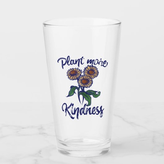 Plant meer KINDNESS-leseraar Glas (Voorkant)