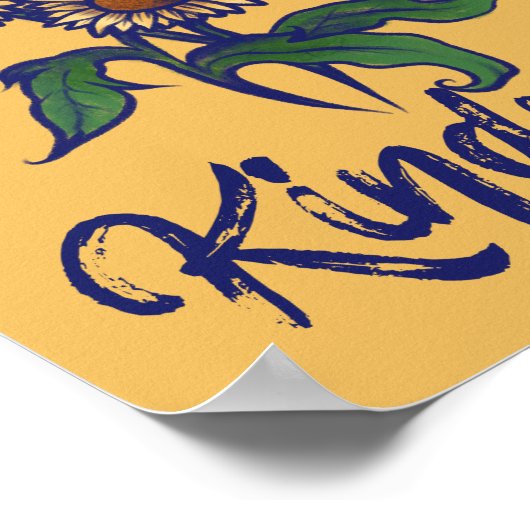 Plant meer KINDNESS-leseraar Poster (Hoek)