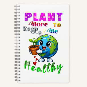 Plant Meer Om Me Gezond Te Houden Notitieboek