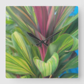 PLANT MEER VIERKANTE KLOK (Voorkant)
