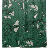 Plant met flesvormig  douchegordijn (Voorkant)