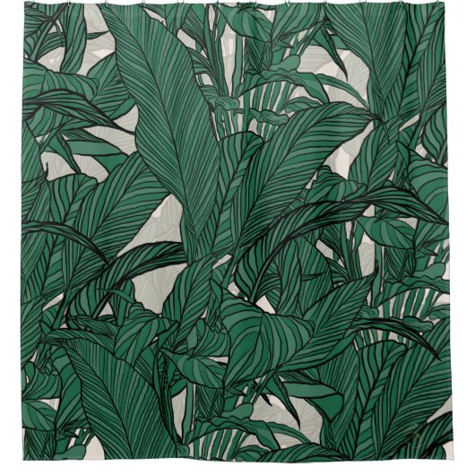 Plant met flesvormig douchegordijn (Voorkant)