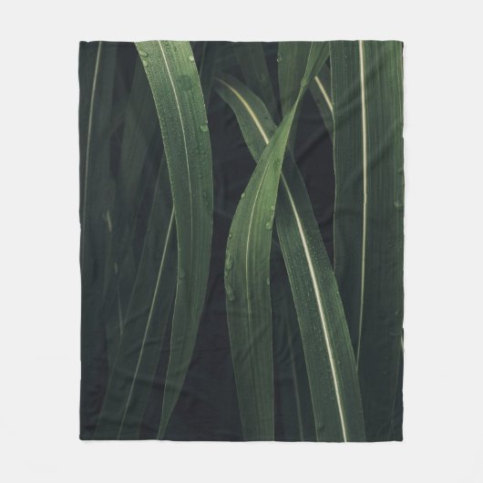 PLANT MET GROENTE LEVERING FLEECE DEKEN (Voorkant)