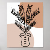 Plant met palmbomen poster (Voorkant)