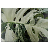 Plant met variëteiten in monstera botanisch groot snijplank (Voorkant)