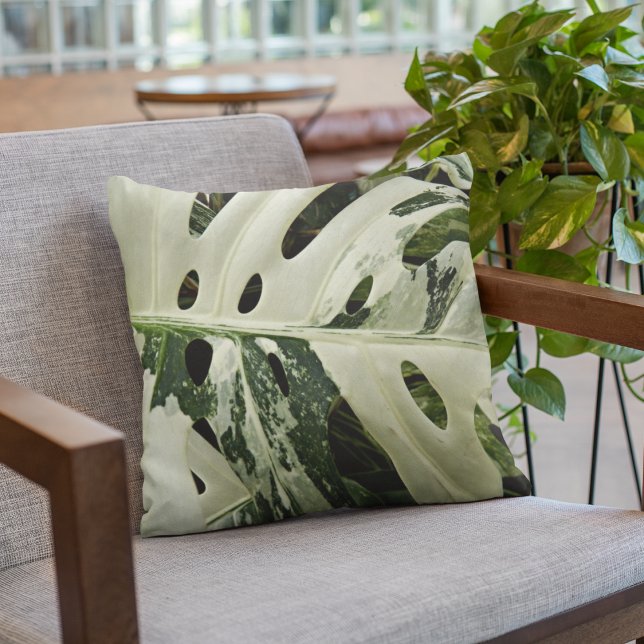 Plant met variëteiten monstera botanisch buitenkussen (In Situ Patio)