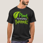 Plant met Vegan Marathon Runner _1 T-shirt (Voorkant)