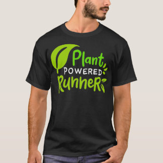 Plant met Vegan Marathon Runner _1 T-shirt