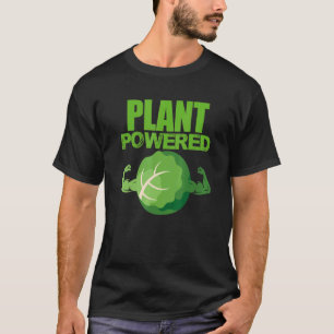 Plant met vegetarische vegetarische vegetatieve ve t-shirt