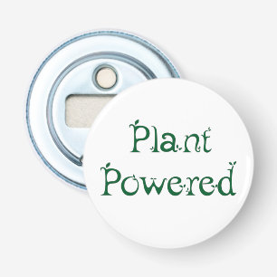 Plant met voeding button flesopener