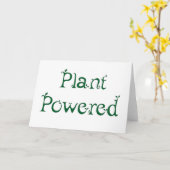 Plant met voeding kaart (Gele Bloem)