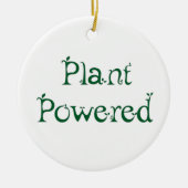 Plant met voeding keramisch ornament (Voorkant)