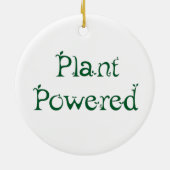 Plant met voeding keramisch ornament (Achterkant)