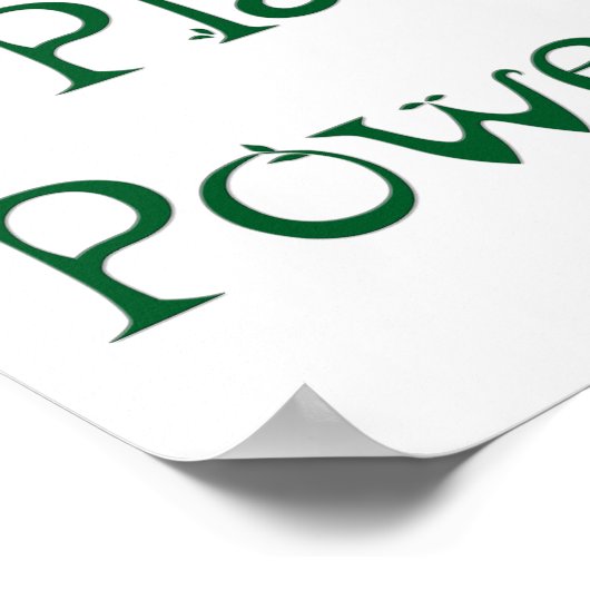 Plant met voeding poster (Hoek)