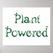 Plant met voeding poster (Voorkant)