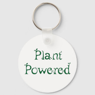 Plant met voeding sleutelhanger