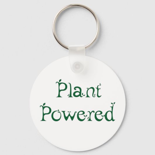 Plant met voeding sleutelhanger (Voorkant)