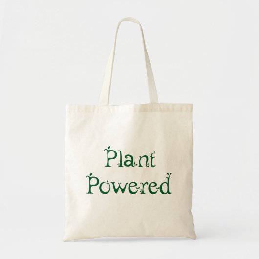 Plant met voeding tote bag (Voorkant)