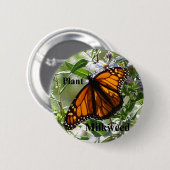 Plant Milkweed Ronde Button 5,7 Cm (Voorkant /achterkant)