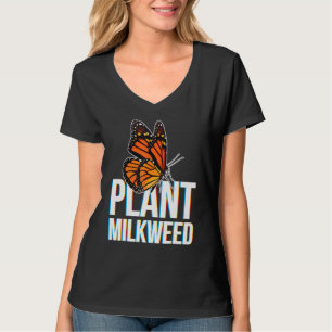 Plant Milkweed voor Lepidopterist Monarch Butterfl T-shirt