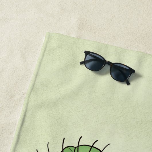 Plant minnaar pun grappige introverte tuinman strandlaken (In situ)