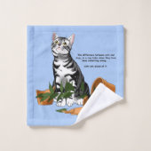 Plant Mischief Cat Bad Handdoek (Wasdoekje)