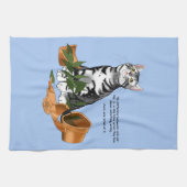 Plant Mischief Cat Theedoek (Horizontaal)
