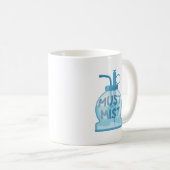 Plant mister misting pot plants koffiemok (Voorkant rechts)