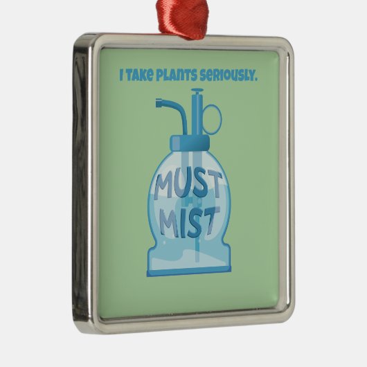 Plant mister misting pot plants metalen ornament (Rechts)