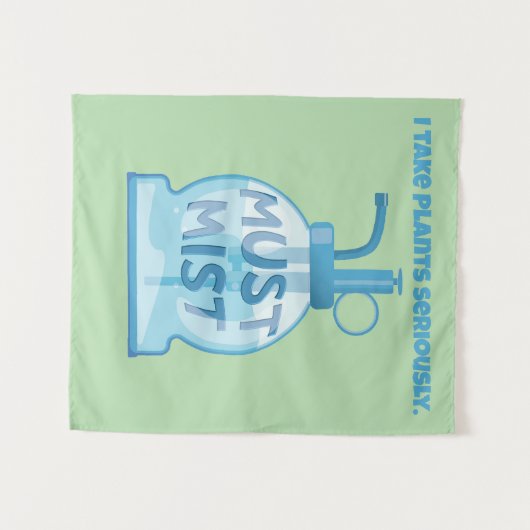 Plant mister misting pot plants wandkleed (Voorkant (horizontaal))