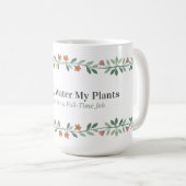 Plant Moeder Mok Funny Botanische Koffiemok (15oz) (Voorkant rechts)