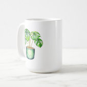 Plant Moeder | plant van Monstera Koffiemok (Voorkant links)
