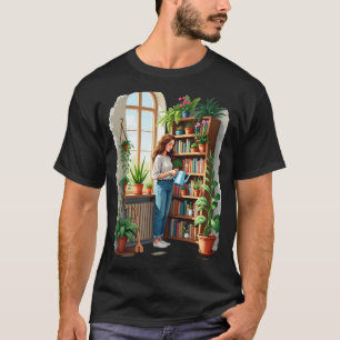 Plant Moeder Tuinboek Hoek - Binnen Tuinieren L T-shirt