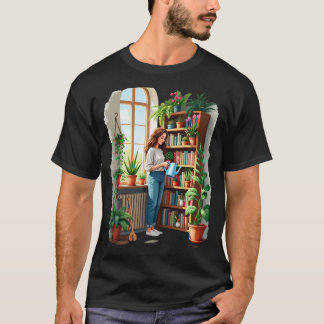 Plant Moeder Tuinboek Hoek - Binnen Tuinieren L T-shirt