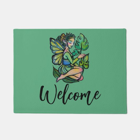 Plant Mom Fairy Deurmat (Voorkant)
